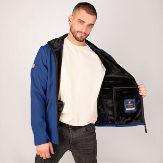 Foto 1 | Chamarra Greenlnder Softshell Impermeable Con Capucha Cortaviento Para Hombre