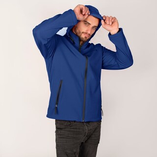Foto 2 | Chamarra Greenlnder Softshell Impermeable Con Capucha Cortaviento Para Hombre
