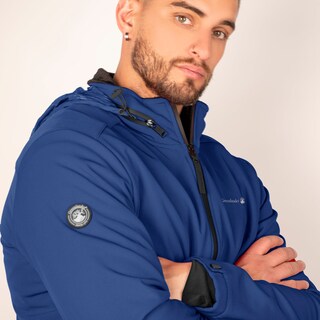 Foto 4 | Chamarra Greenlnder Softshell Impermeable Con Capucha Cortaviento Para Hombre