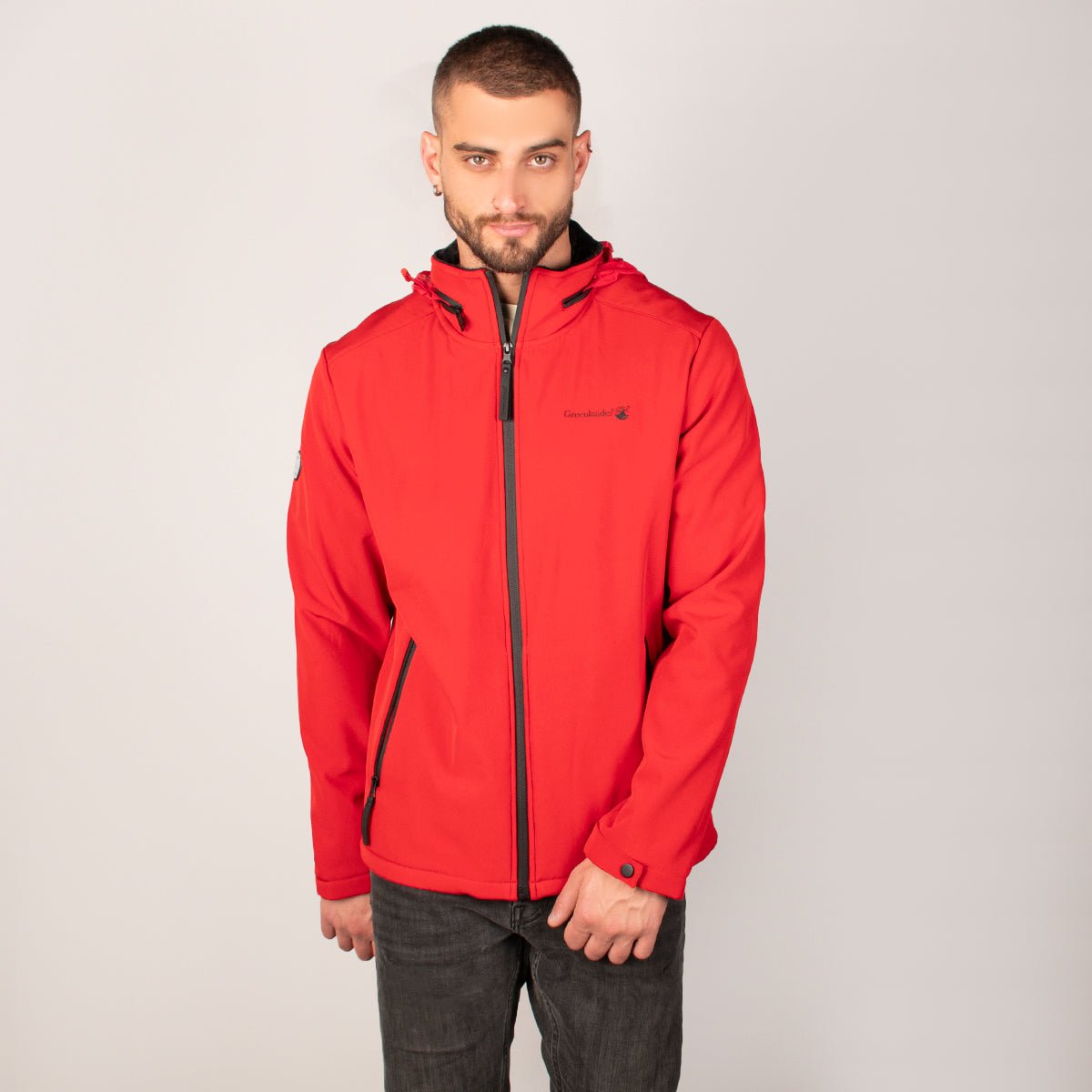 Foto 2 pulgar | Chamarra Greenlnder Softshell Impermeable Con Capucha Cortaviento Para Hombre
