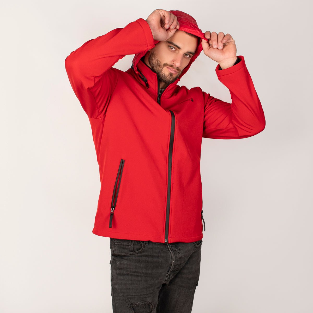 Foto 4 pulgar | Chamarra Greenlnder Softshell Impermeable Con Capucha Cortaviento Para Hombre