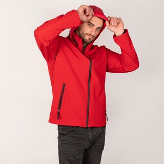 Foto 3 | Chamarra Greenlnder Softshell Impermeable Con Capucha Cortaviento Para Hombre