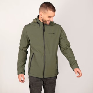 Foto 1 | Chamarra Greenlnder Softshell Impermeable Con Capucha Cortaviento Para Hombre