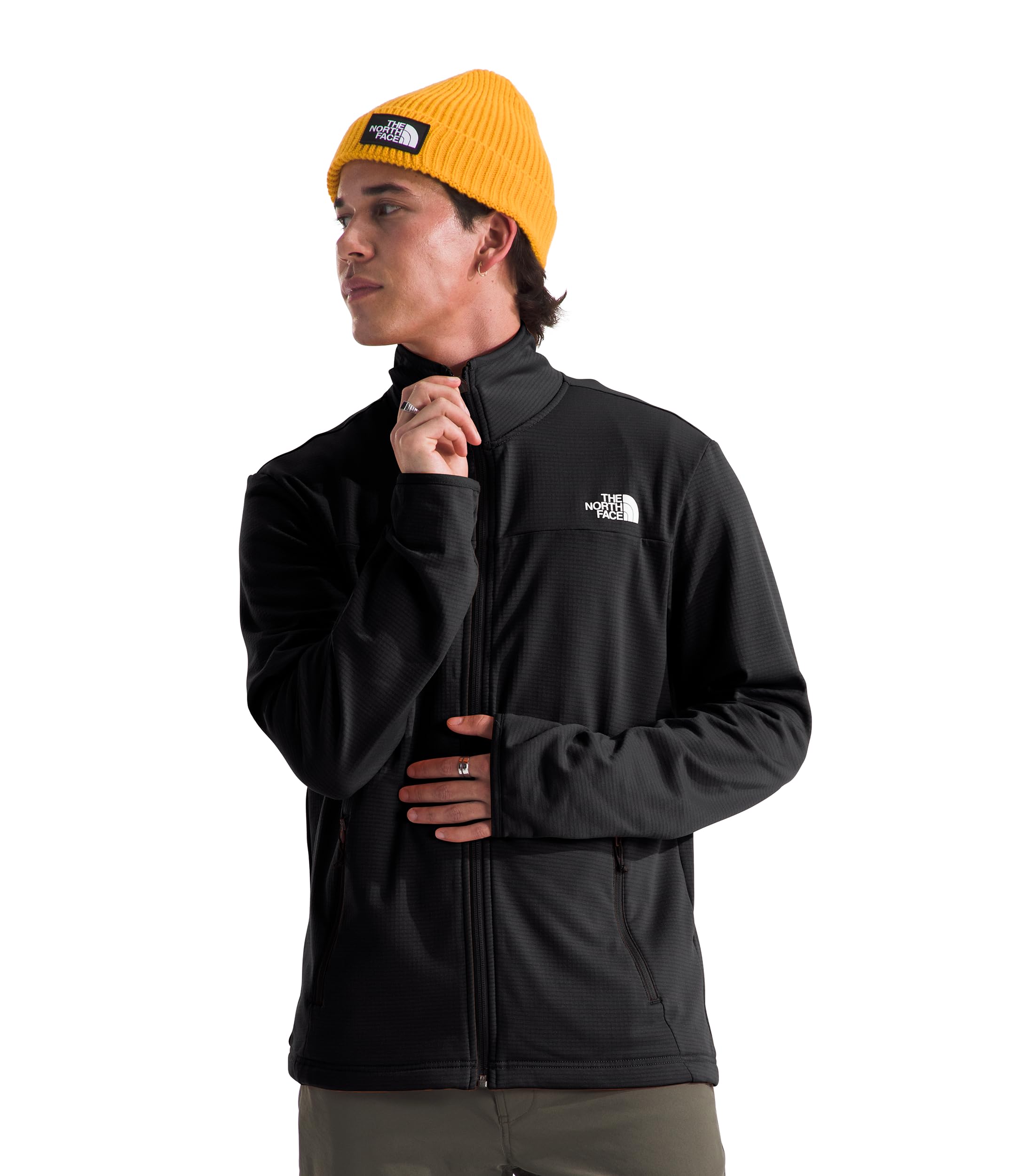 Chaqueta The North Face Cedar Trail Grid De Forro Polar Para Hombre, Color Negro - Venta Internacional.