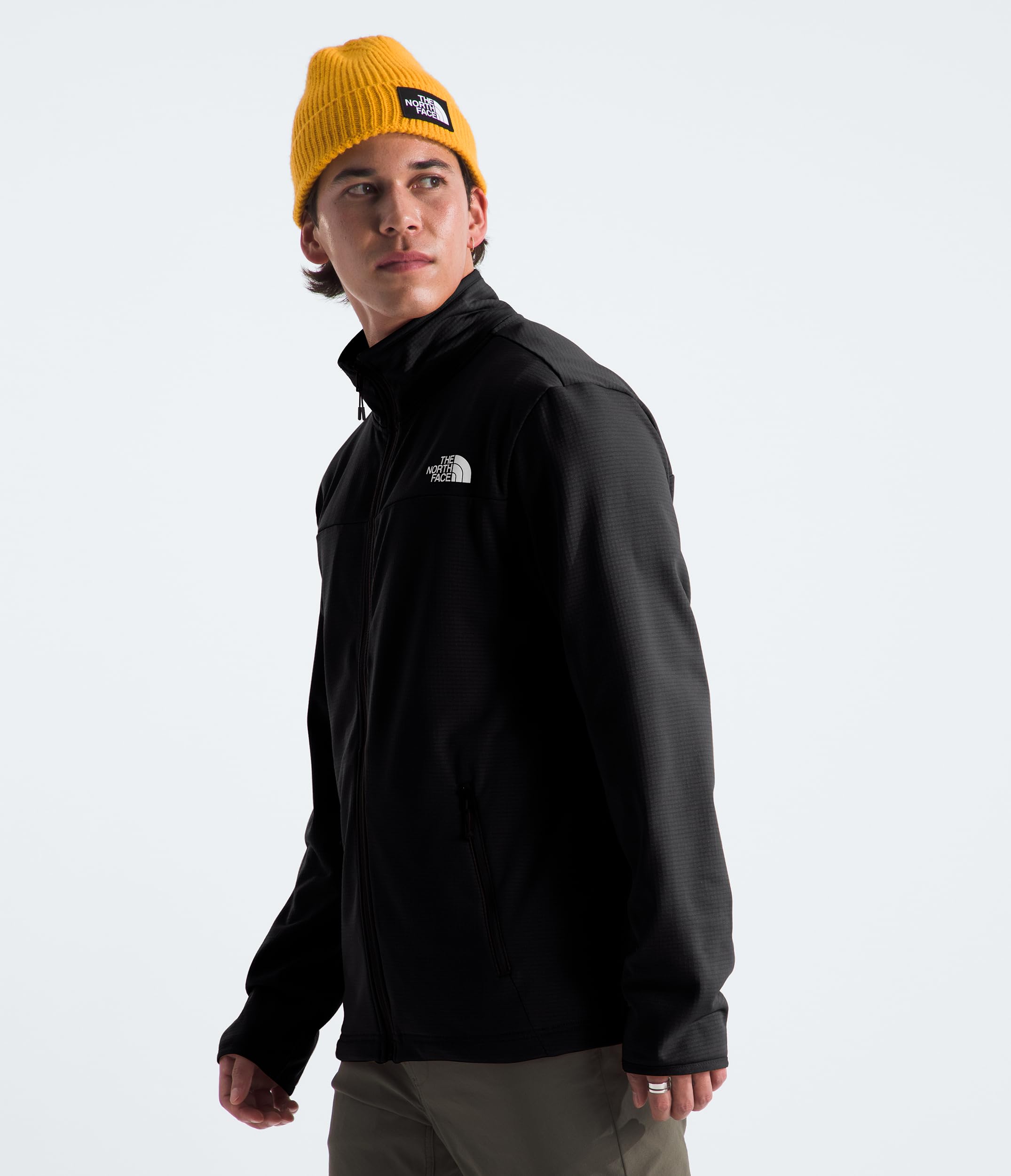 Foto 4 pulgar | Chaqueta The North Face Cedar Trail Grid De Forro Polar Para Hombre, Color Negro - Venta Internacional.