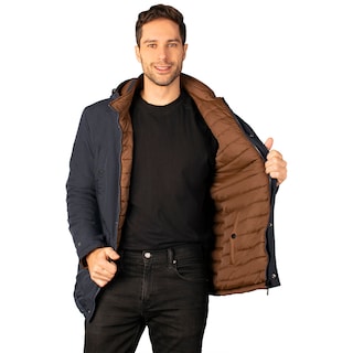 Foto 2 | Chamarra Greenlander Reversible Con Gorro Desmontable Para Hombre