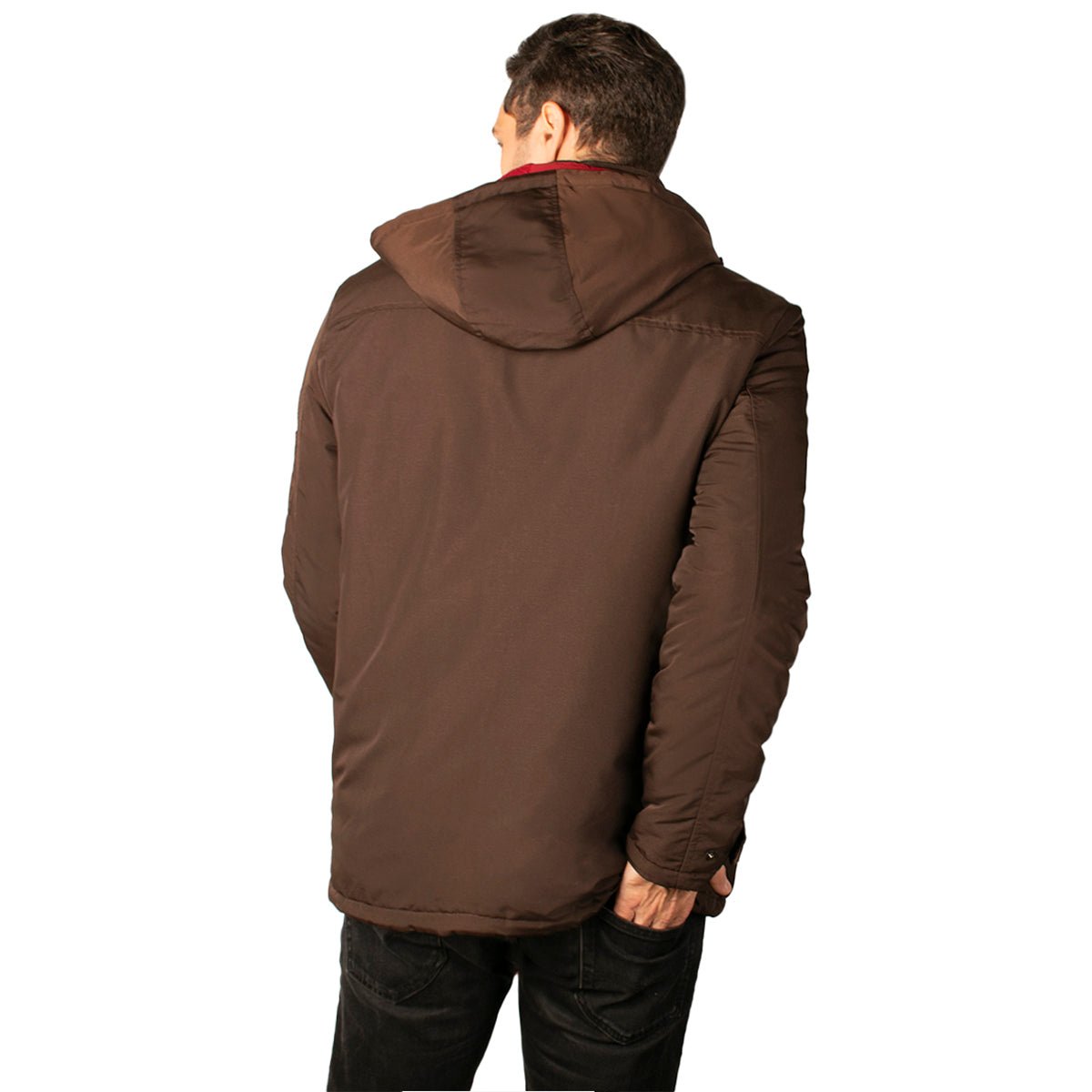 Foto 4 | Chamarra Greenlander Reversible Con Gorro Desmontable Para Hombre