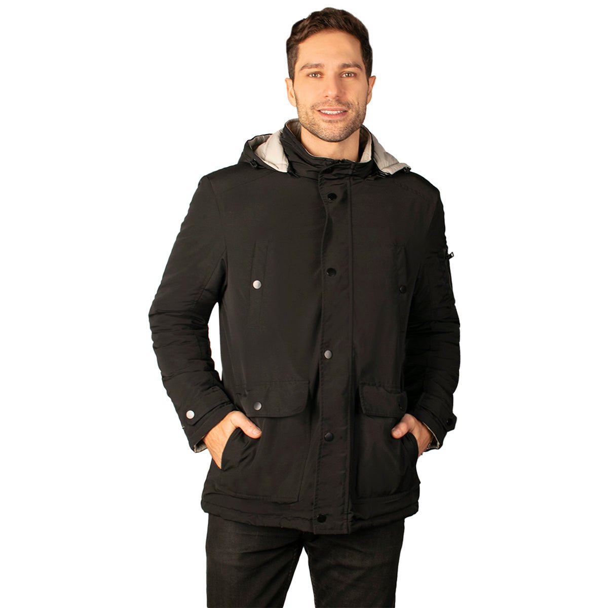 Foto 2 pulgar | Chamarra Greenlander Reversible Con Gorro Desmontable Para Hombre