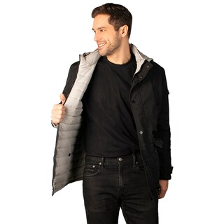 Foto 2 | Chamarra Greenlander Reversible Con Gorro Desmontable Para Hombre