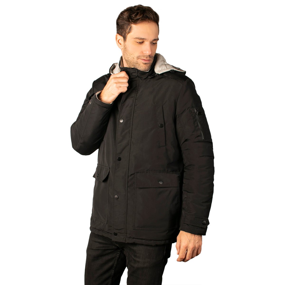 Foto 4 pulgar | Chamarra Greenlander Reversible Con Gorro Desmontable Para Hombre
