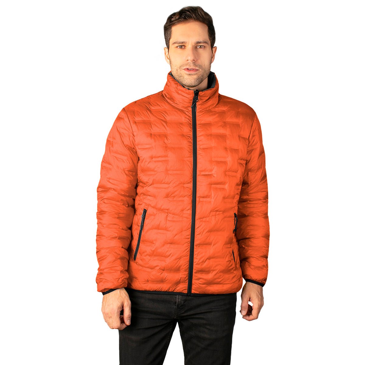 Foto 4 pulgar | Chamarra Greenlander Capitonada Doble Vista Con Termo Sellado Para Hombre