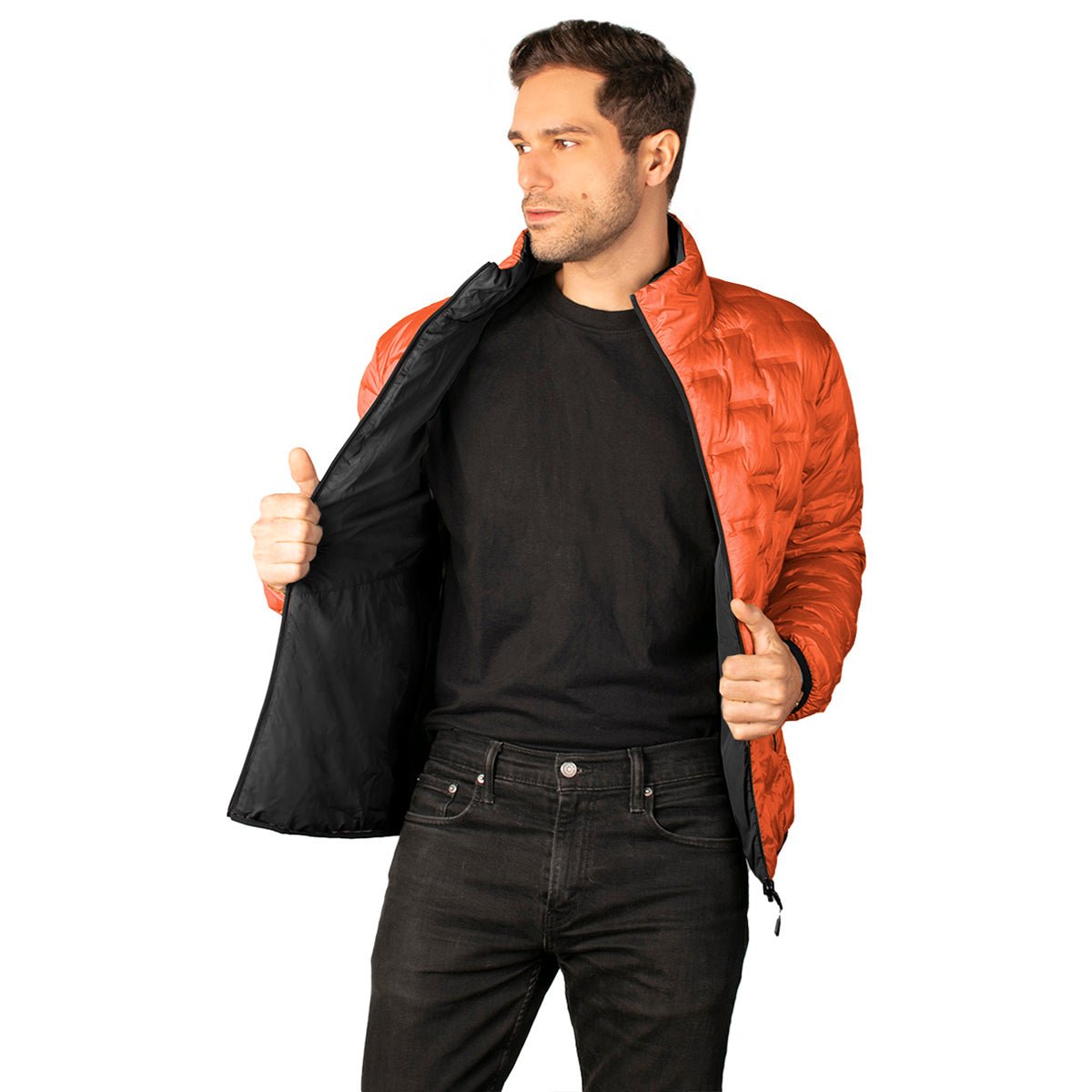 Foto 5 pulgar | Chamarra Greenlander Capitonada Doble Vista Con Termo Sellado Para Hombre