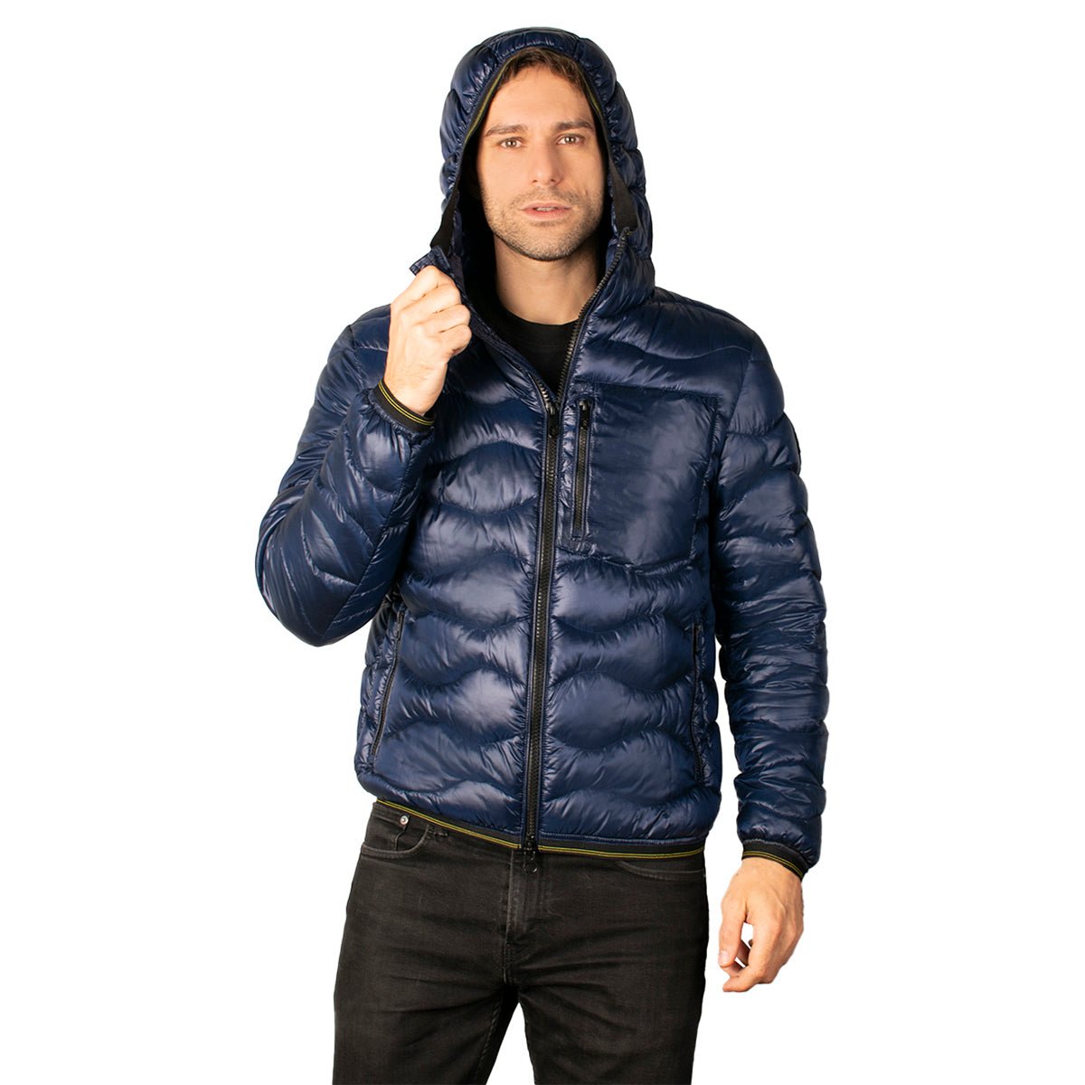 Foto 4 pulgar | Chamarra Greenlander Capitonada Con Gorro Para Hombre