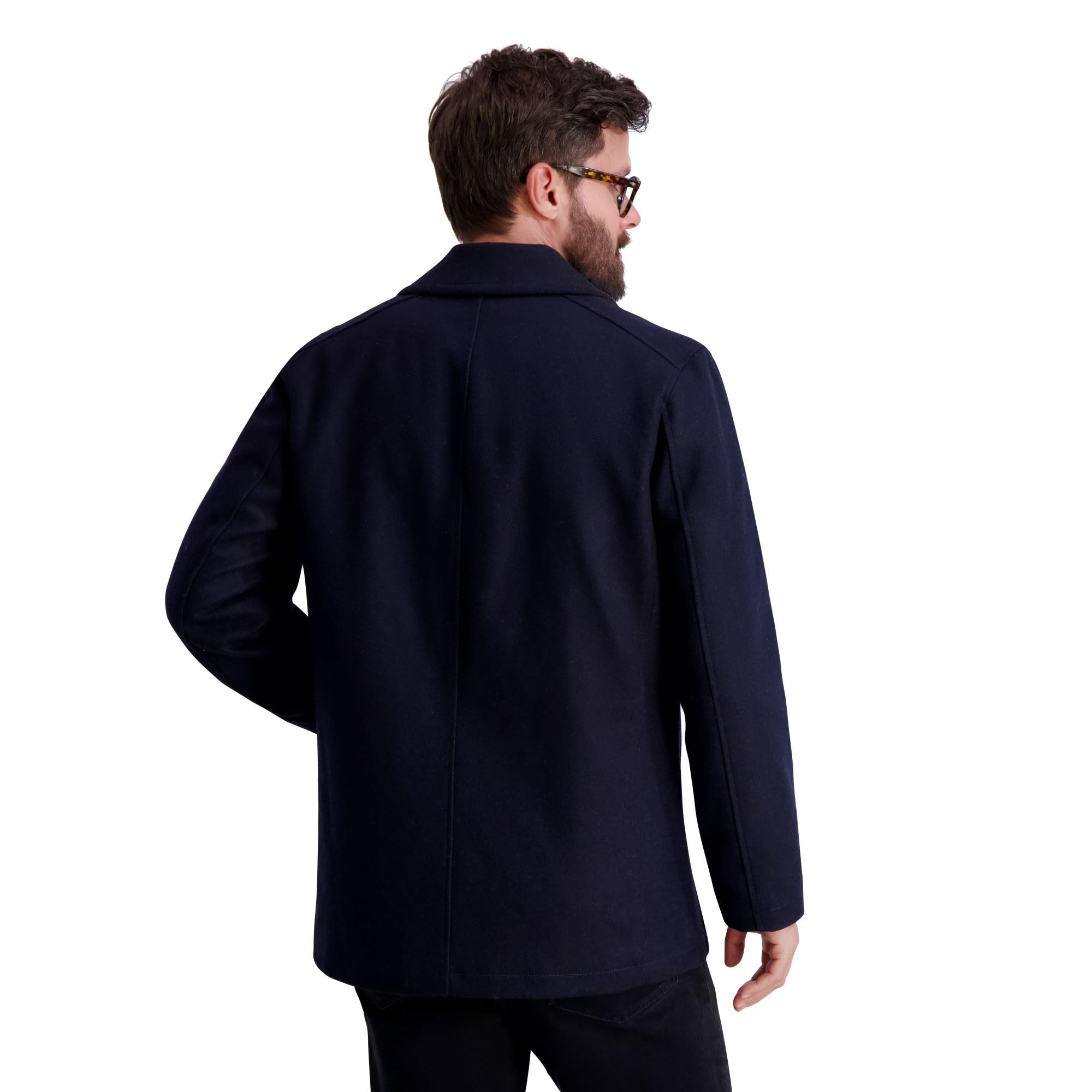 Foto 4 pulgar | Coat Nautica Peacoat Mezcla De Lana Con Doble Botonadura Para Hombre - Venta Internacional.