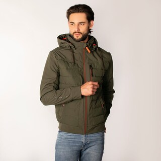 Foto 1 | Chamarra Greenlander Con Gorro Desmontable Para Hombre