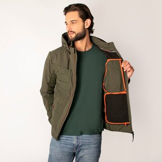 Foto 2 | Chamarra Greenlander Con Gorro Desmontable Para Hombre