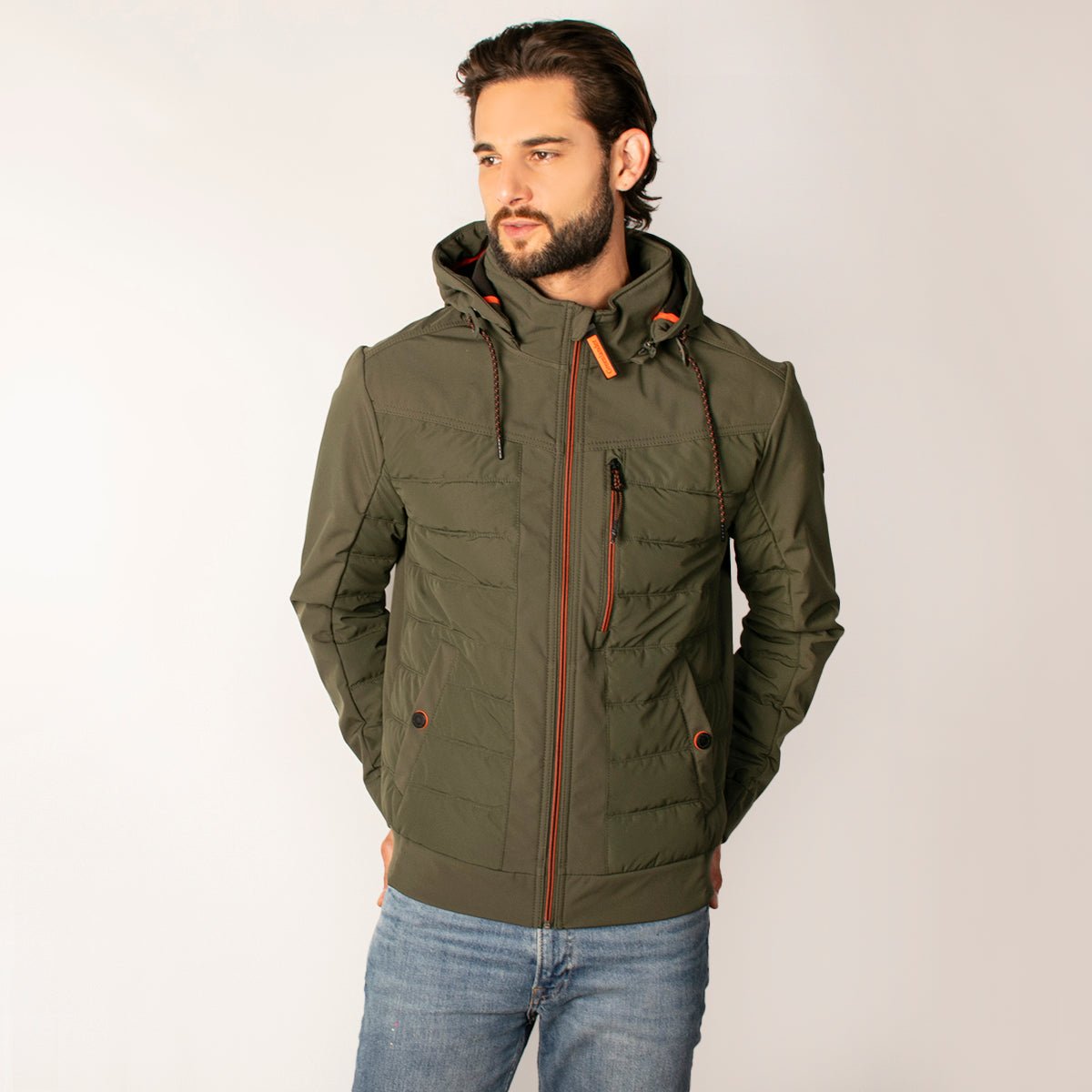 Foto 5 pulgar | Chamarra Greenlander Con Gorro Desmontable Para Hombre
