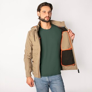 Foto 2 | Chamarra Greenlander Con Gorro Desmontable Para Hombre