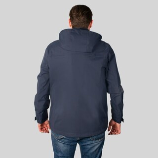 Foto 5 | Chamarra Greenlander Con Capucha Ligera Azul Marino Tallas Extra Para Hombre