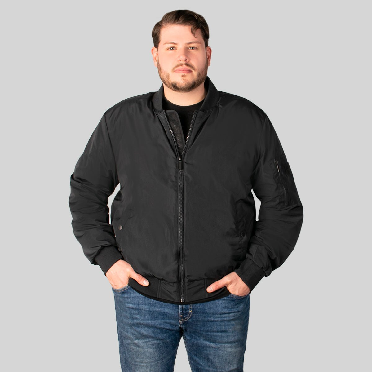 Chamarra Greenlander Bomber Tallas Extra Para Hombre