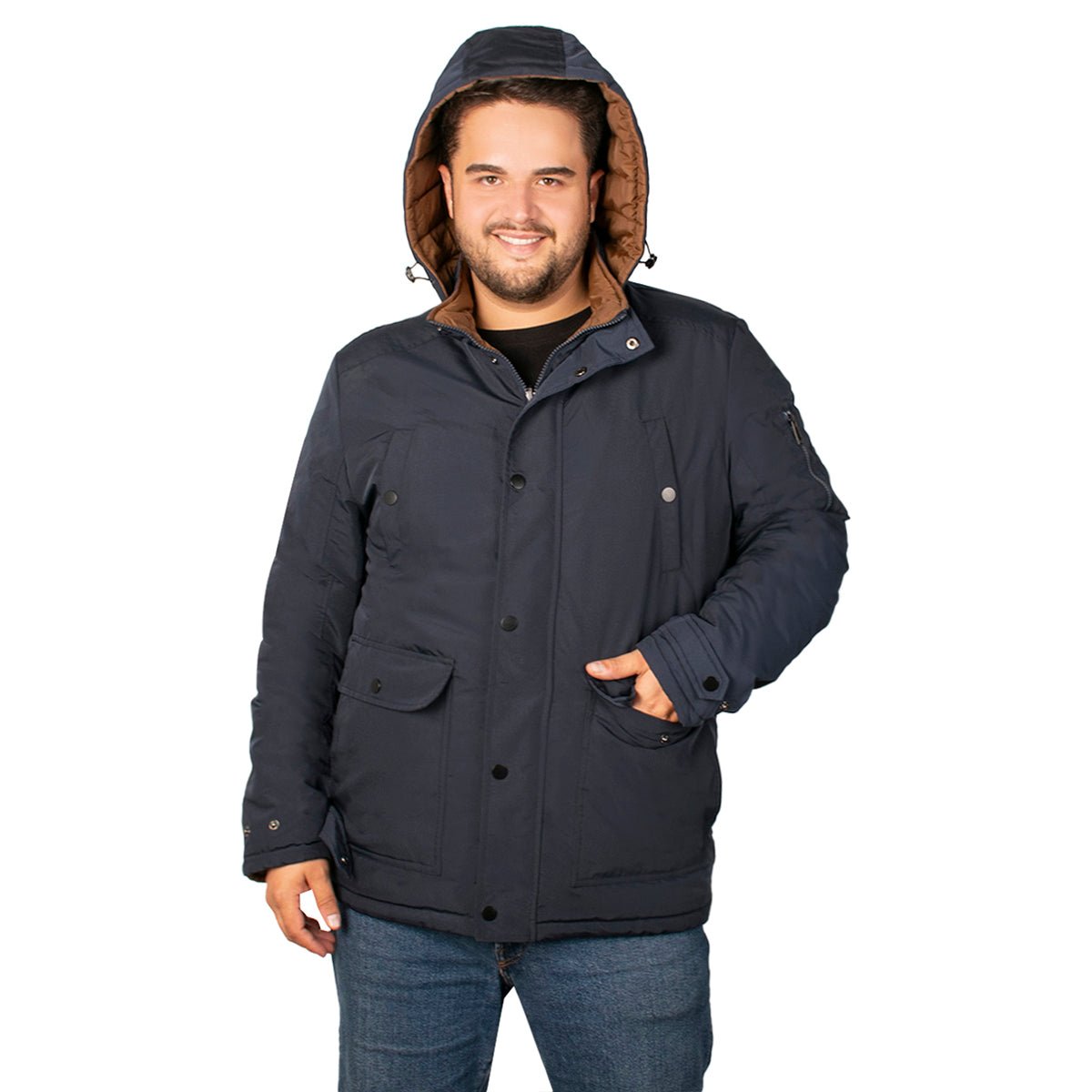 Foto 5 pulgar | Chamarra Greenlander Reversible Con Capucha Desmontable Tallas Extra Para Hombre