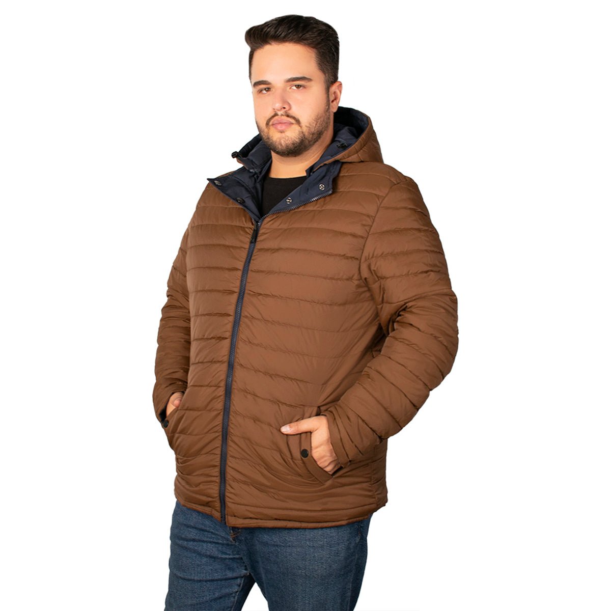 Foto 7 pulgar | Chamarra Greenlander Reversible Con Capucha Desmontable Tallas Extra Para Hombre