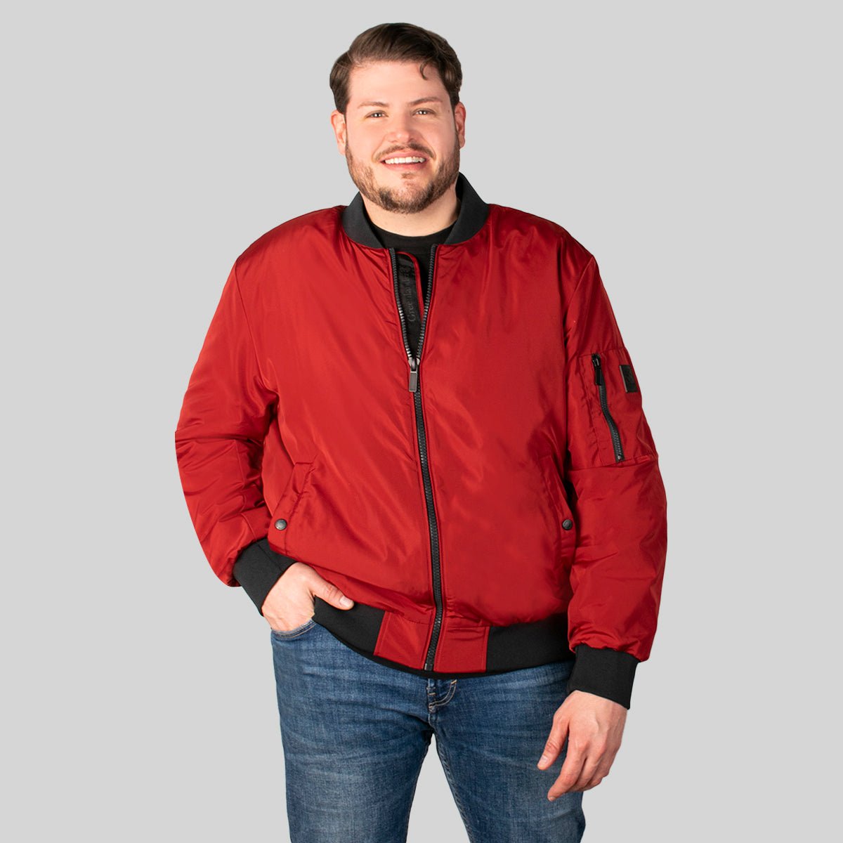 Chamarra Greenlander Bomber Tallas Extra Para Hombre