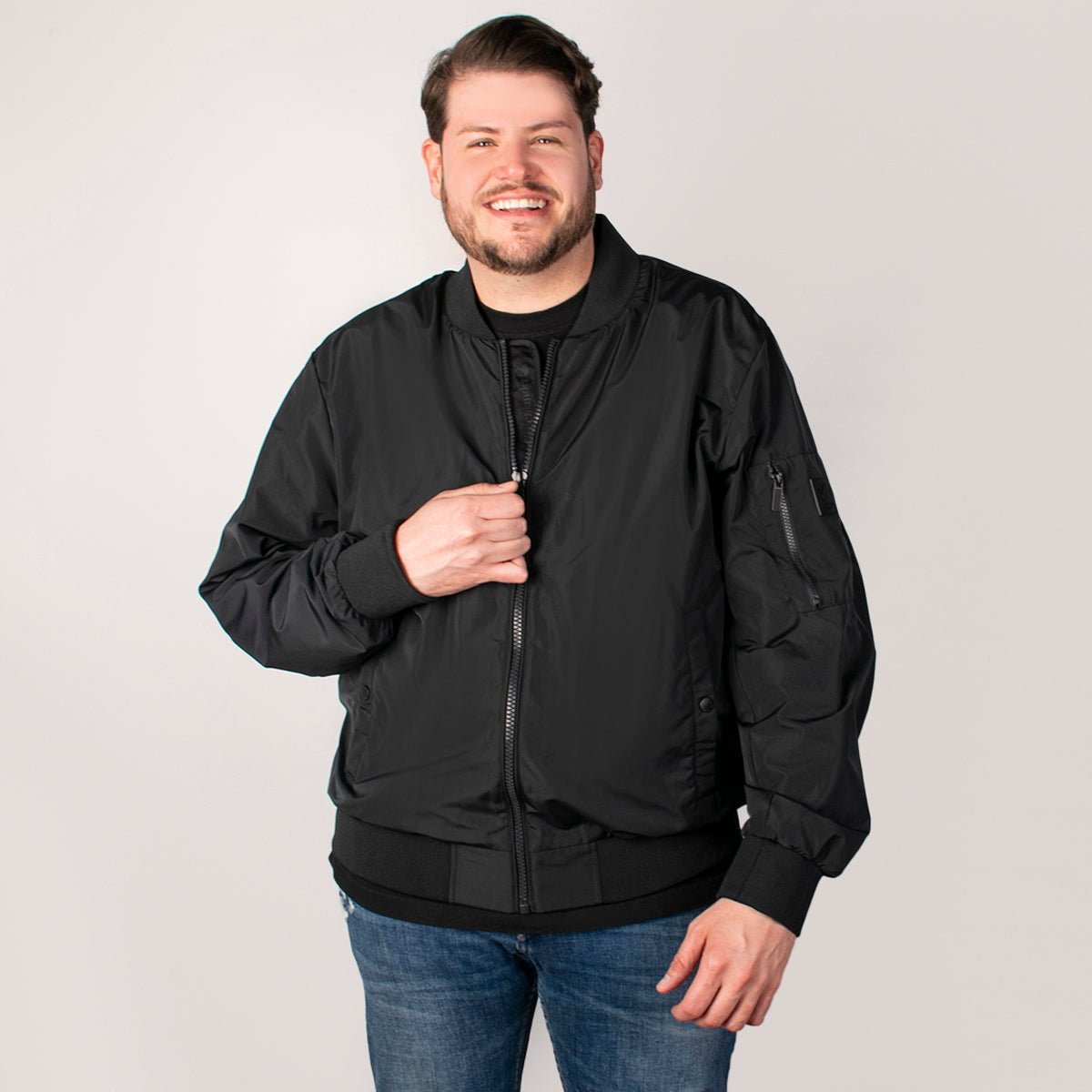 Chamarra Greenlander Bomber Acolchadatallas Extras Para Hombre