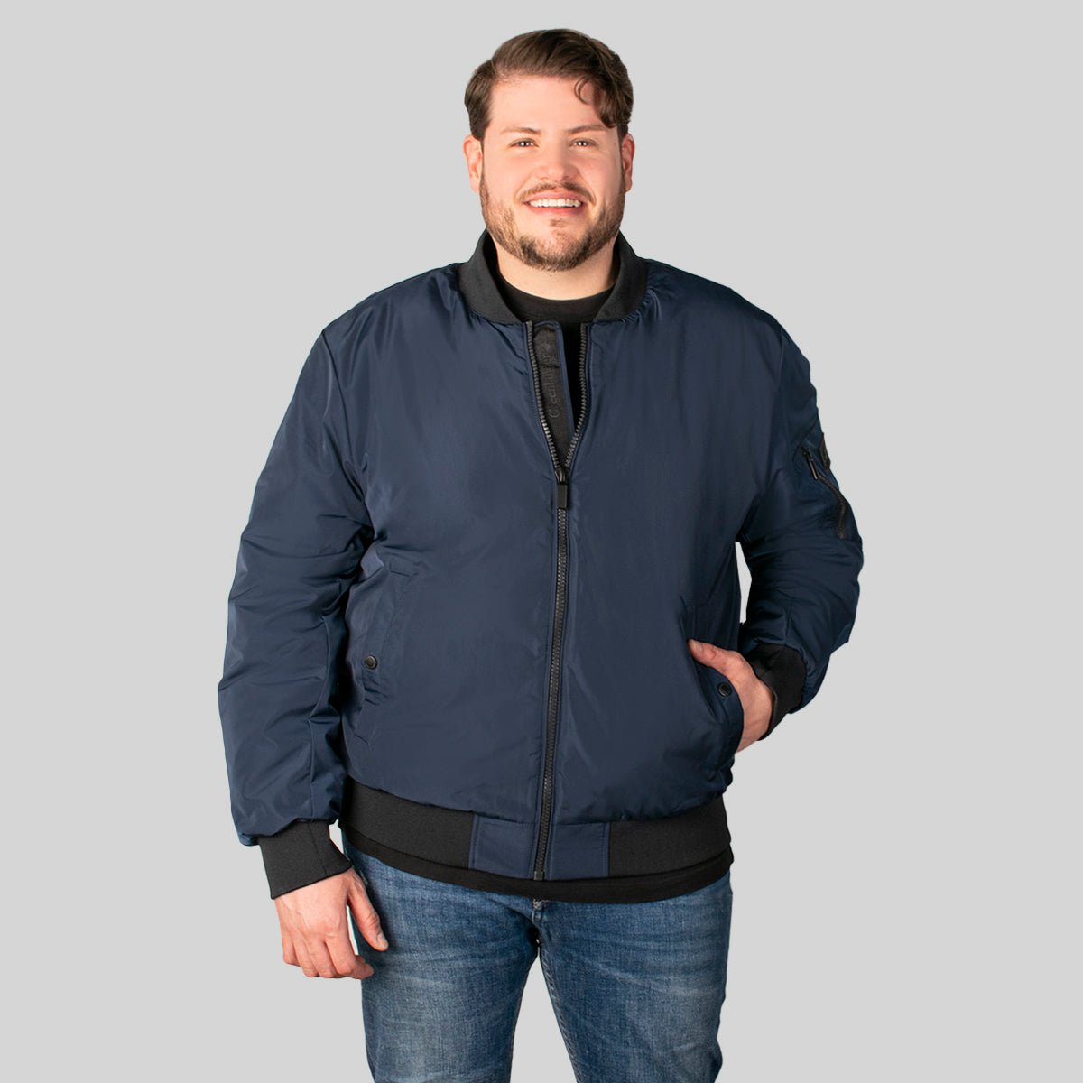 Chamarra Greenlander Bomber Tallas Extra Para Hombre