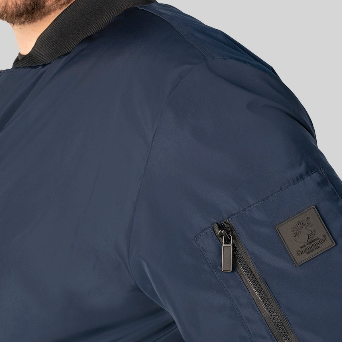 Foto 4 | Chamarra Greenlander Bomber Tallas Extra Para Hombre