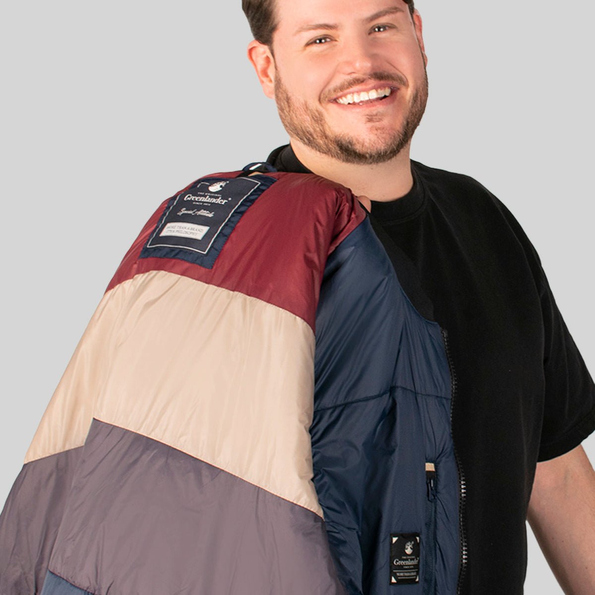 Foto 7 pulgar | Chamarra Greenlander Bomber Tallas Extra Para Hombre