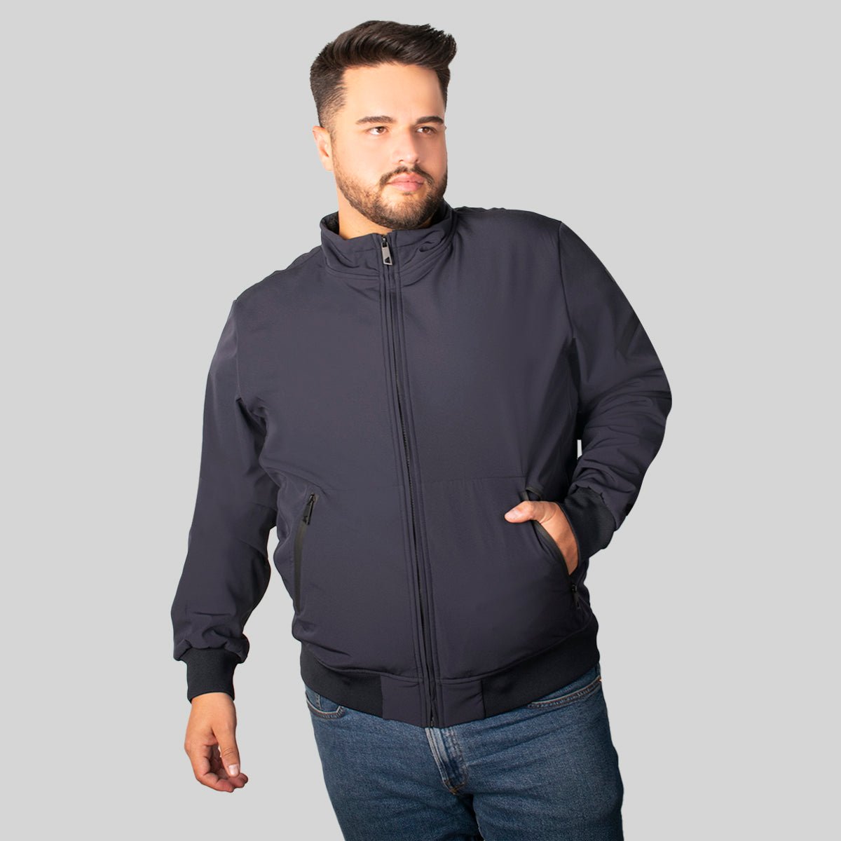 Chamarra Greenlander Softshell Con Forro Polar Tallas Extra Para Hombre