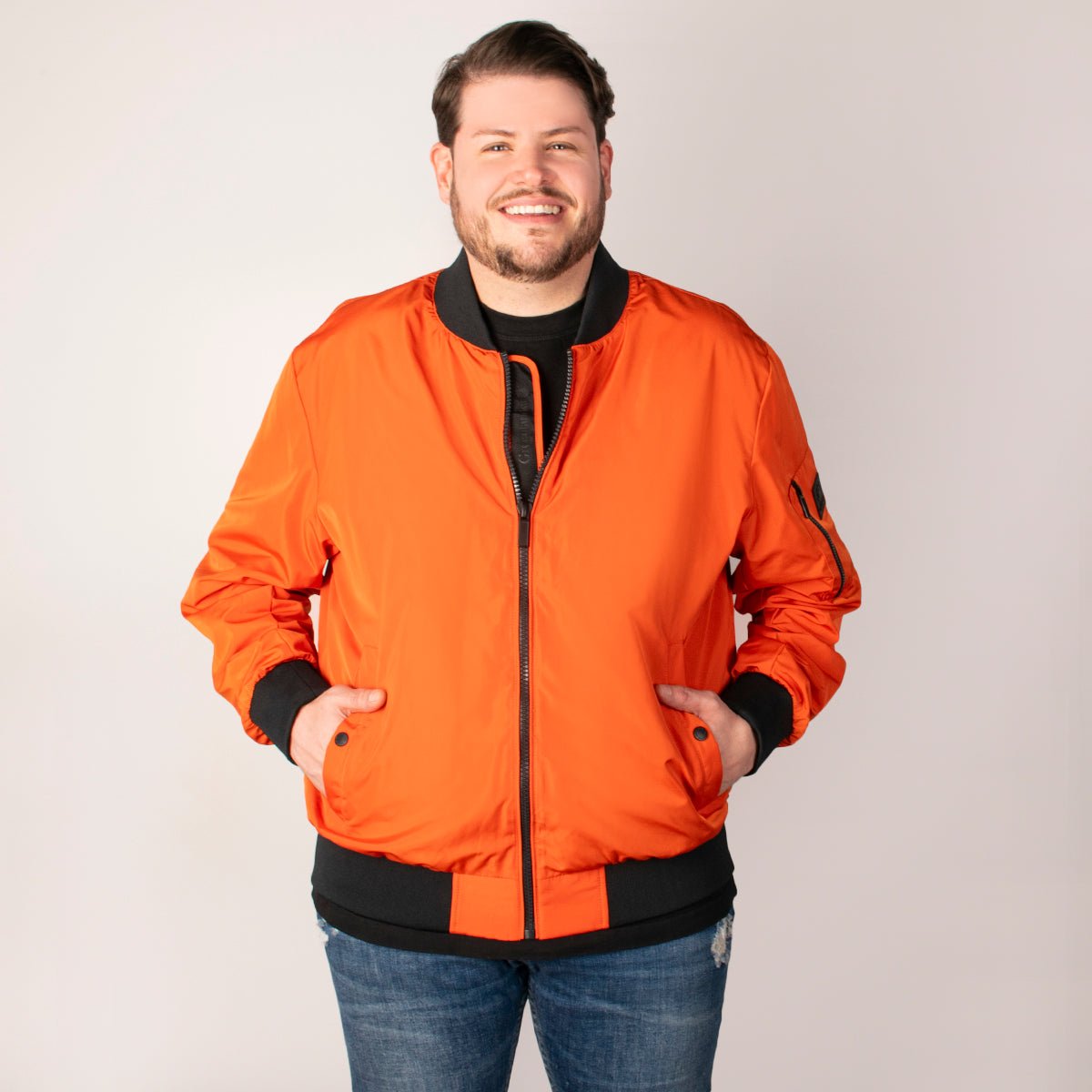 Chamarra Greenlander Bomber Acolchadatallas Extras Para Hombre