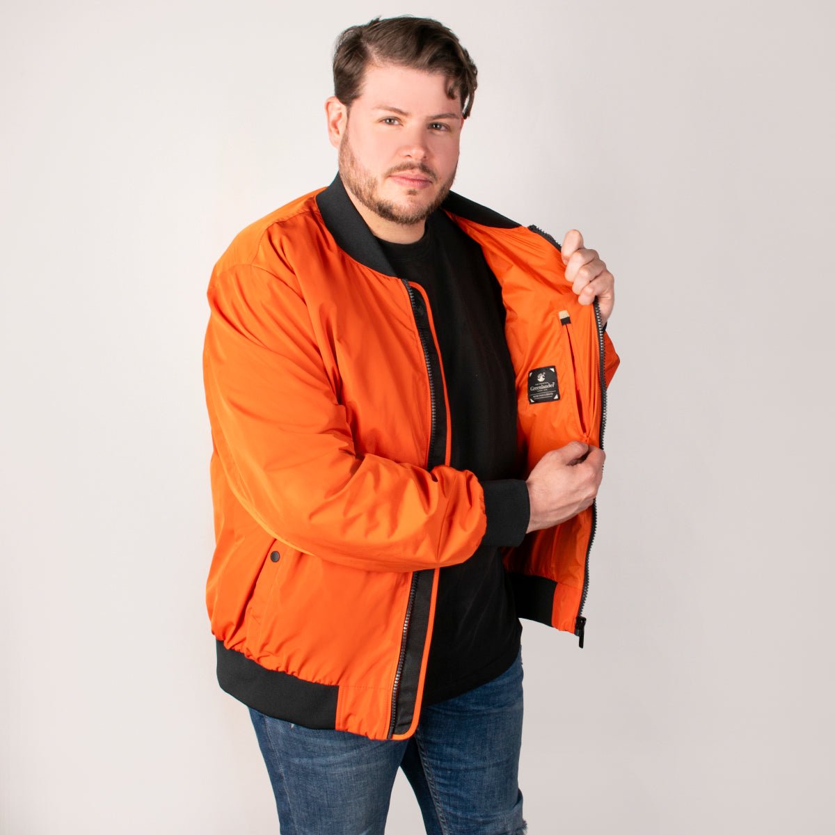 Foto 3 pulgar | Chamarra Greenlander Bomber Acolchadatallas Extras Para Hombre