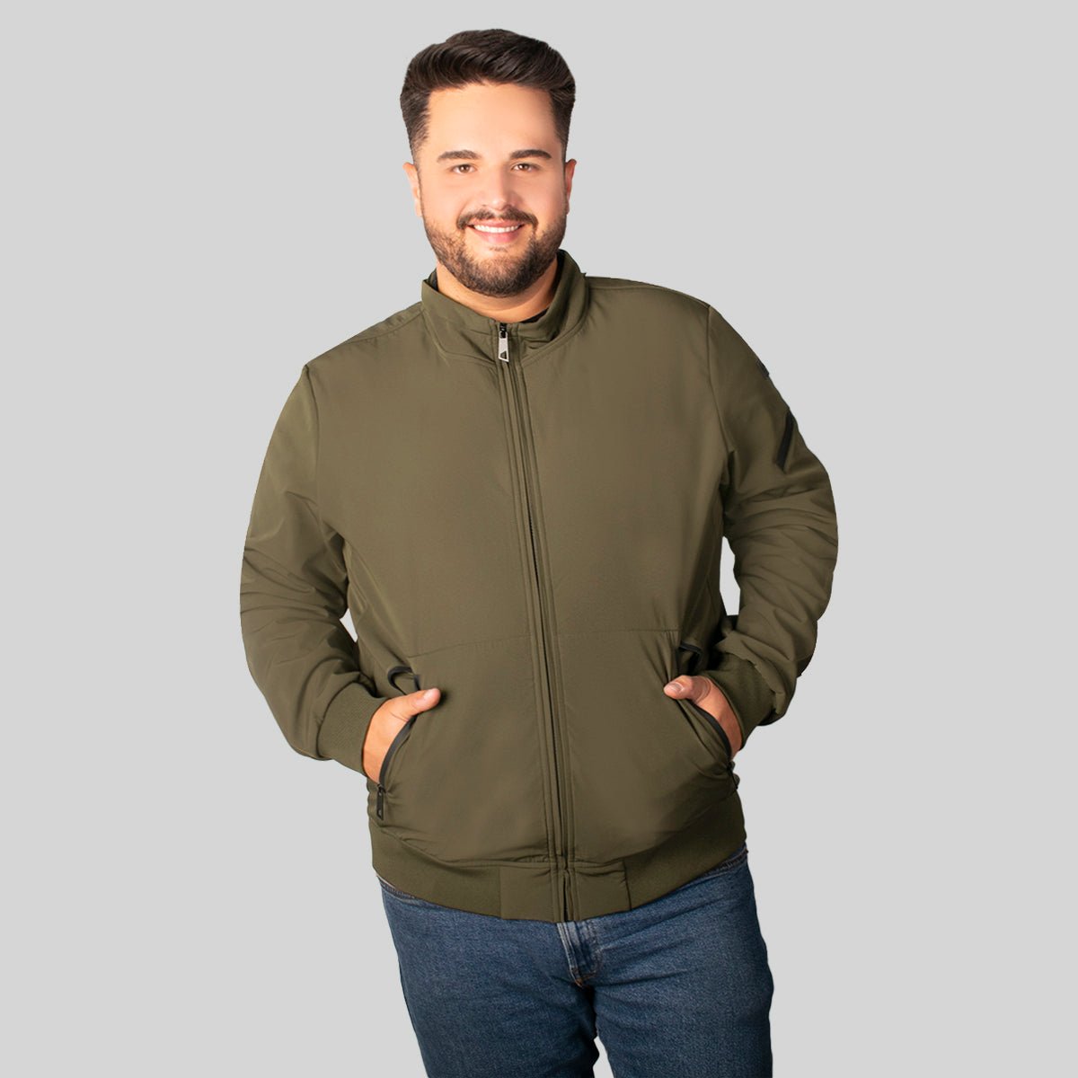 Foto 4 pulgar | Chamarra Greenlander Softshell Con Forro Polar Tallas Extra Para Hombre