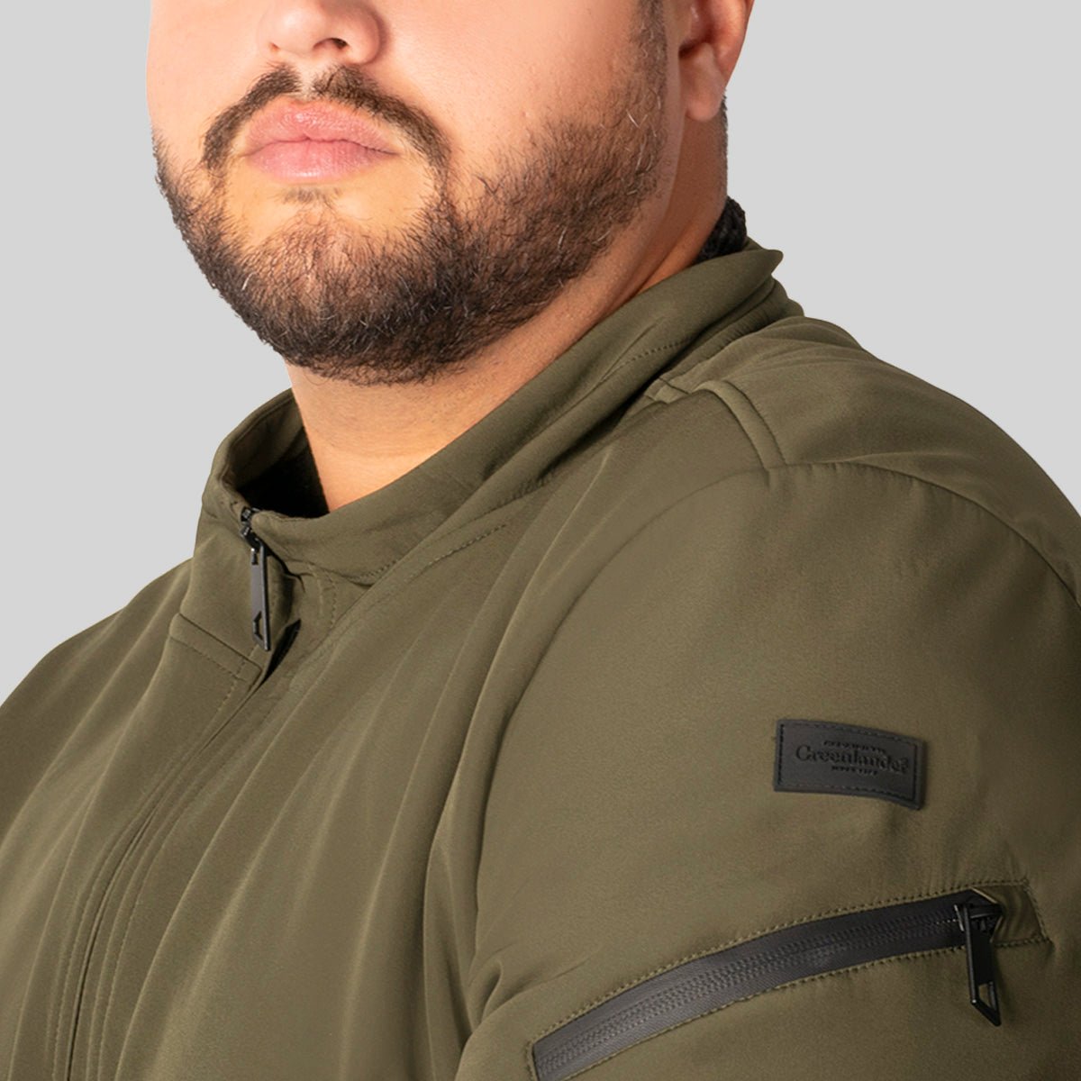 Foto 6 pulgar | Chamarra Greenlander Softshell Con Forro Polar Tallas Extra Para Hombre