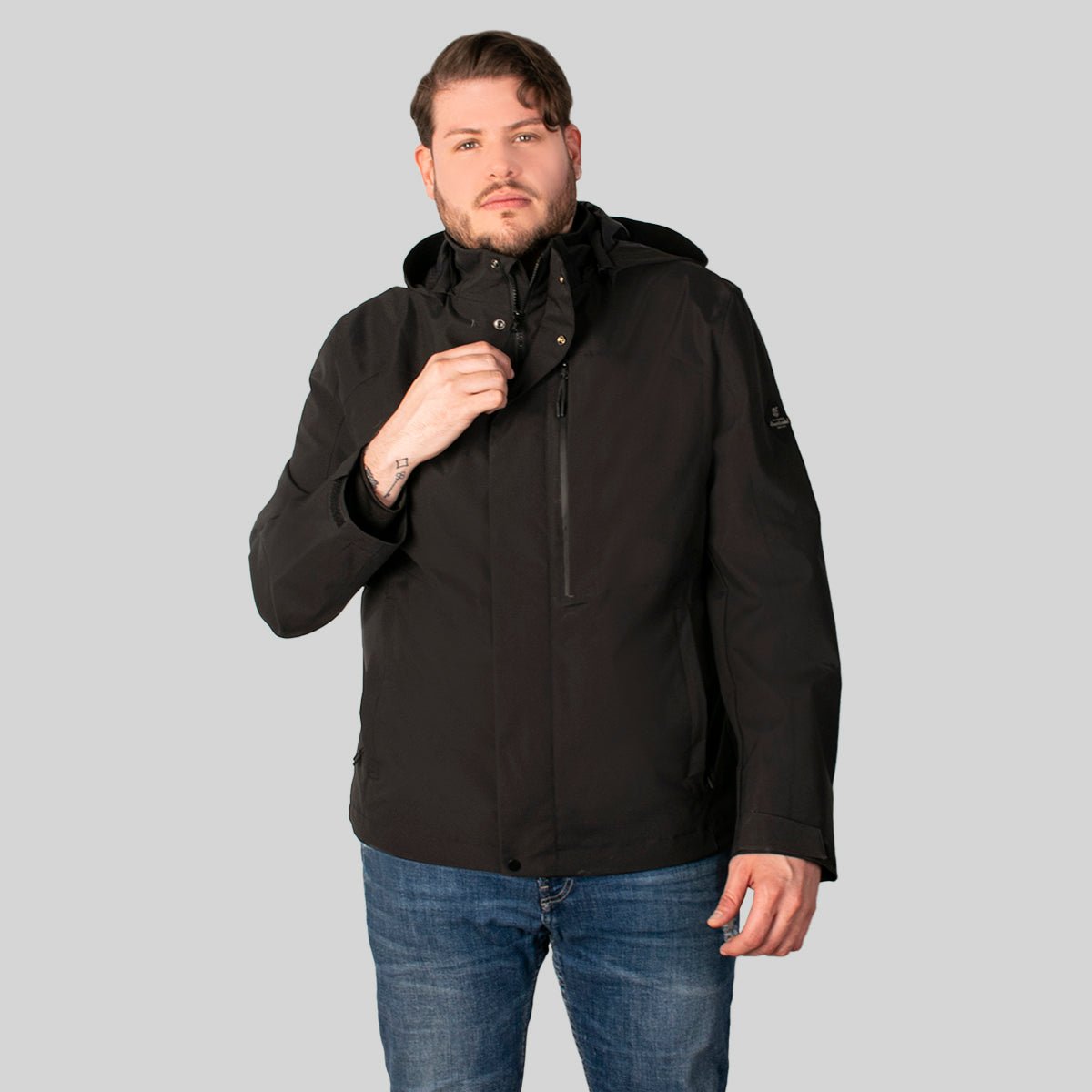 Chamarra Greenlander Con Capucha Tallas Extra Ligera Para Hombre
