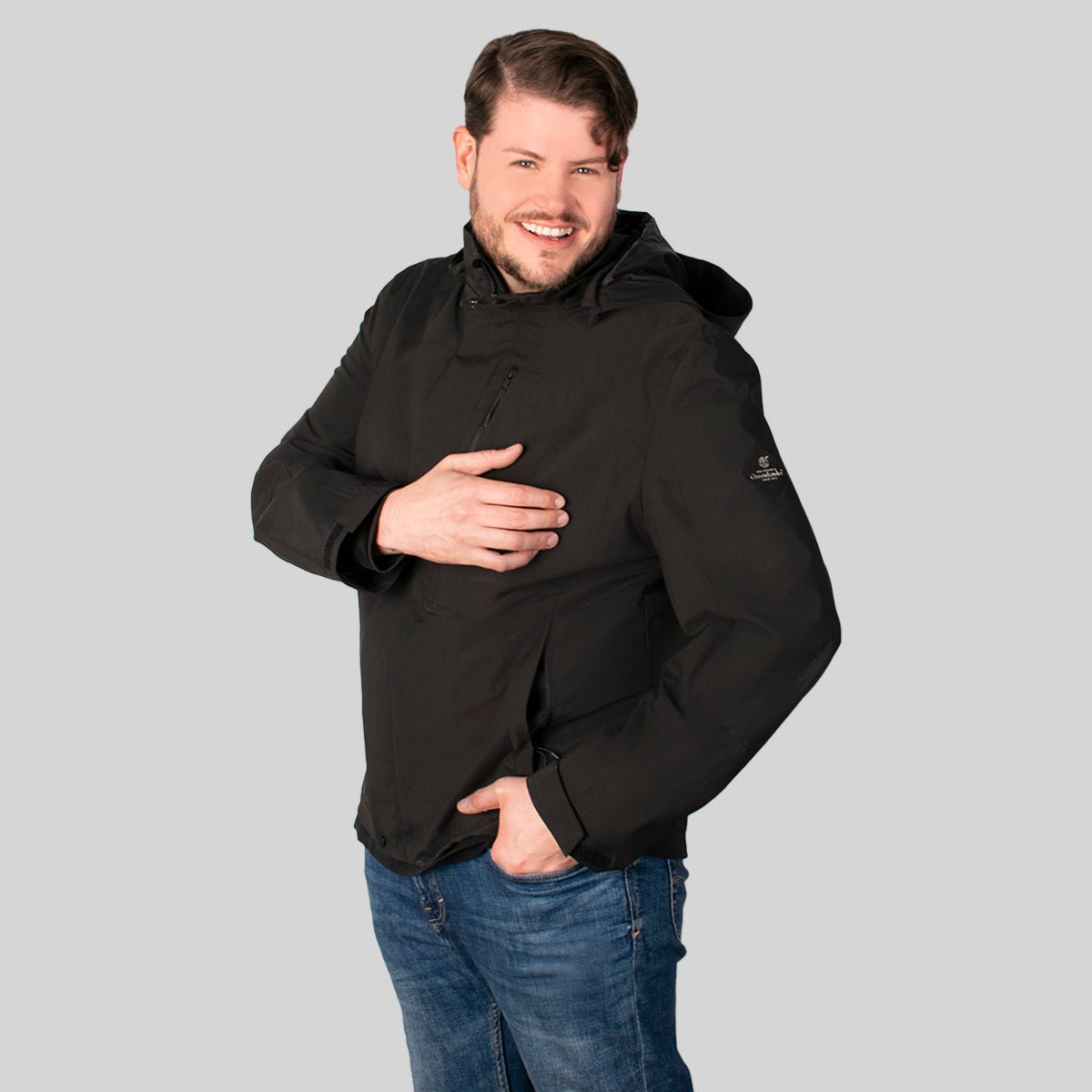 Foto 4 pulgar | Chamarra Greenlander Con Capucha Tallas Extra Ligera Para Hombre