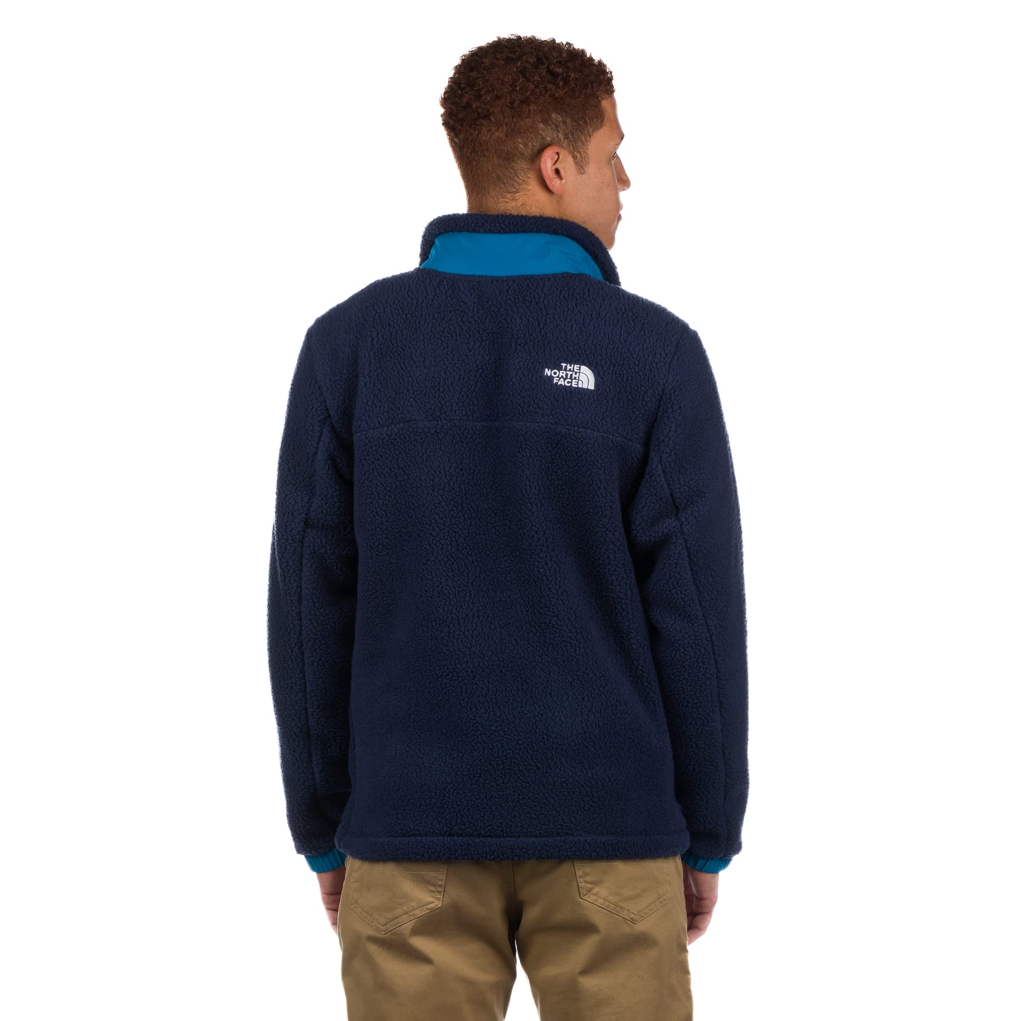 Foto 2 | Fleece The North Face Parkview 1/2 Snap Para Hombre, Azul Y Azul, Talla M - Venta Internacional.