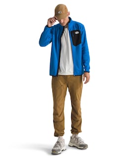 Foto 4 | Chaqueta The North Face Crest Con Cierre Completo Para Hombre Hero Blue/tnf Black - Venta Internacional.