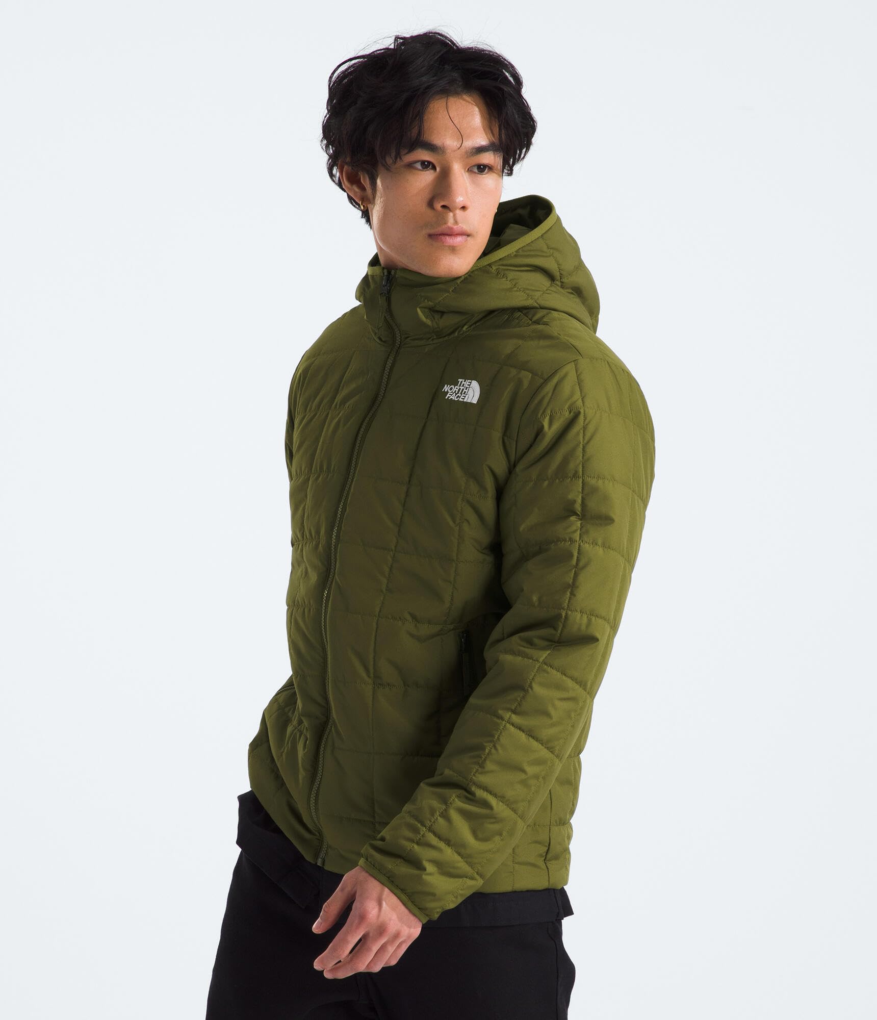 Foto 3 | Sudadera Con Capucha The North Face Para Hombre Junction Insulate Forest Olive - Venta Internacional.