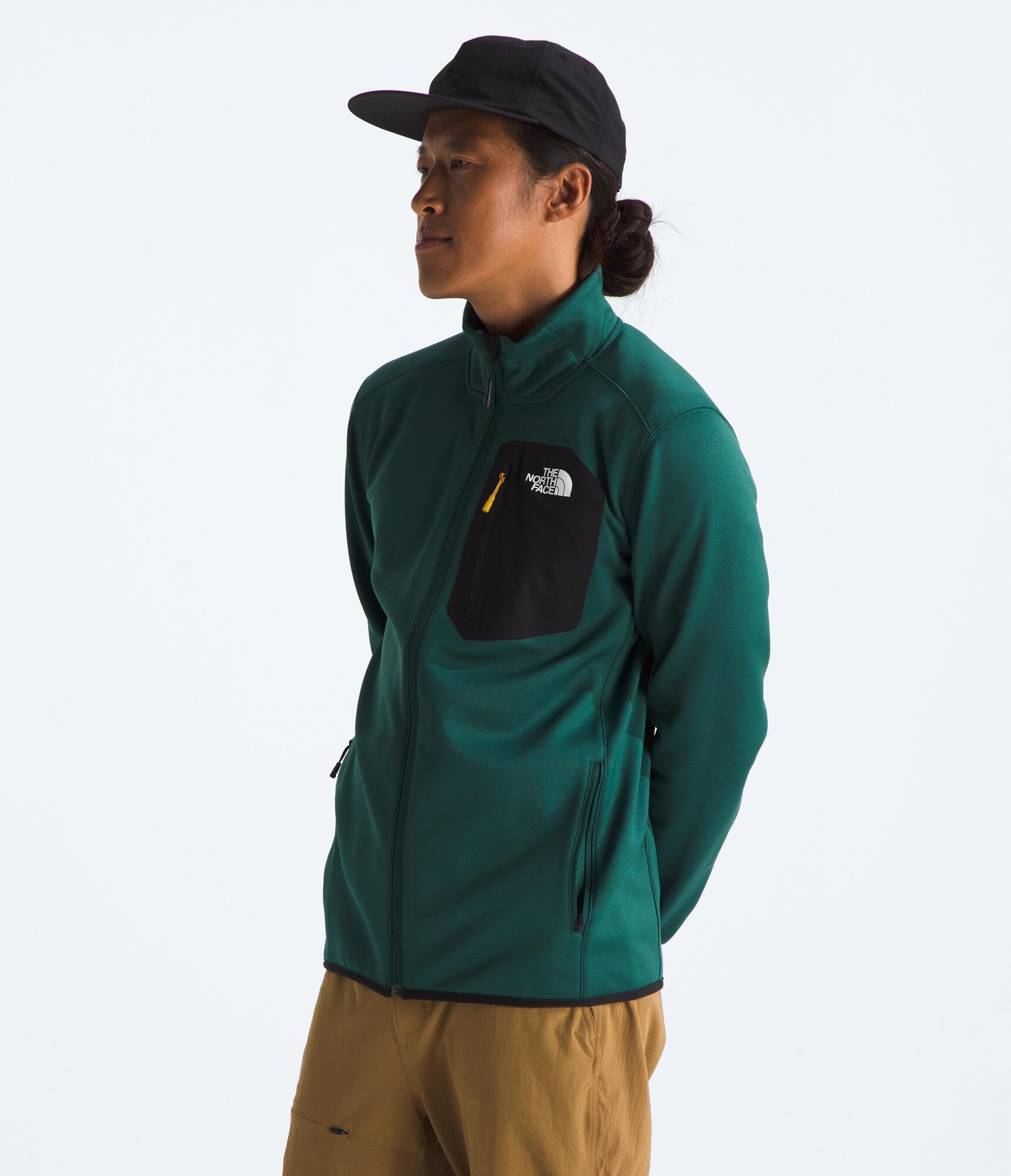 Foto 2 | Chaqueta The North Face Crest Con Cremallera Completa Para Hombre Deep Nori/tnf Black - Venta Internacional.