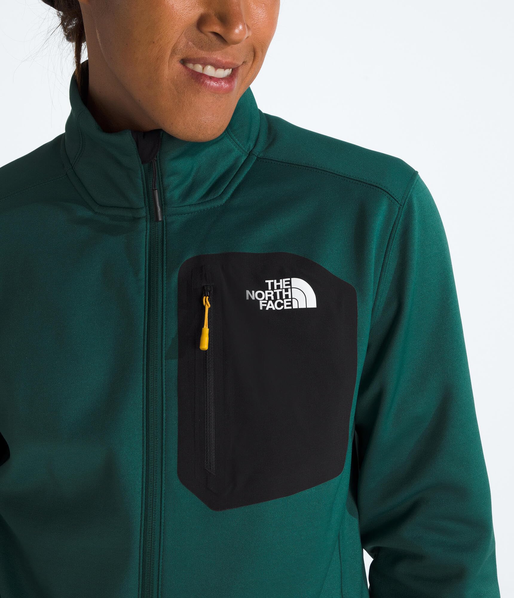 Foto 5 | Chaqueta The North Face Crest Con Cremallera Completa Para Hombre Deep Nori/tnf Black - Venta Internacional.