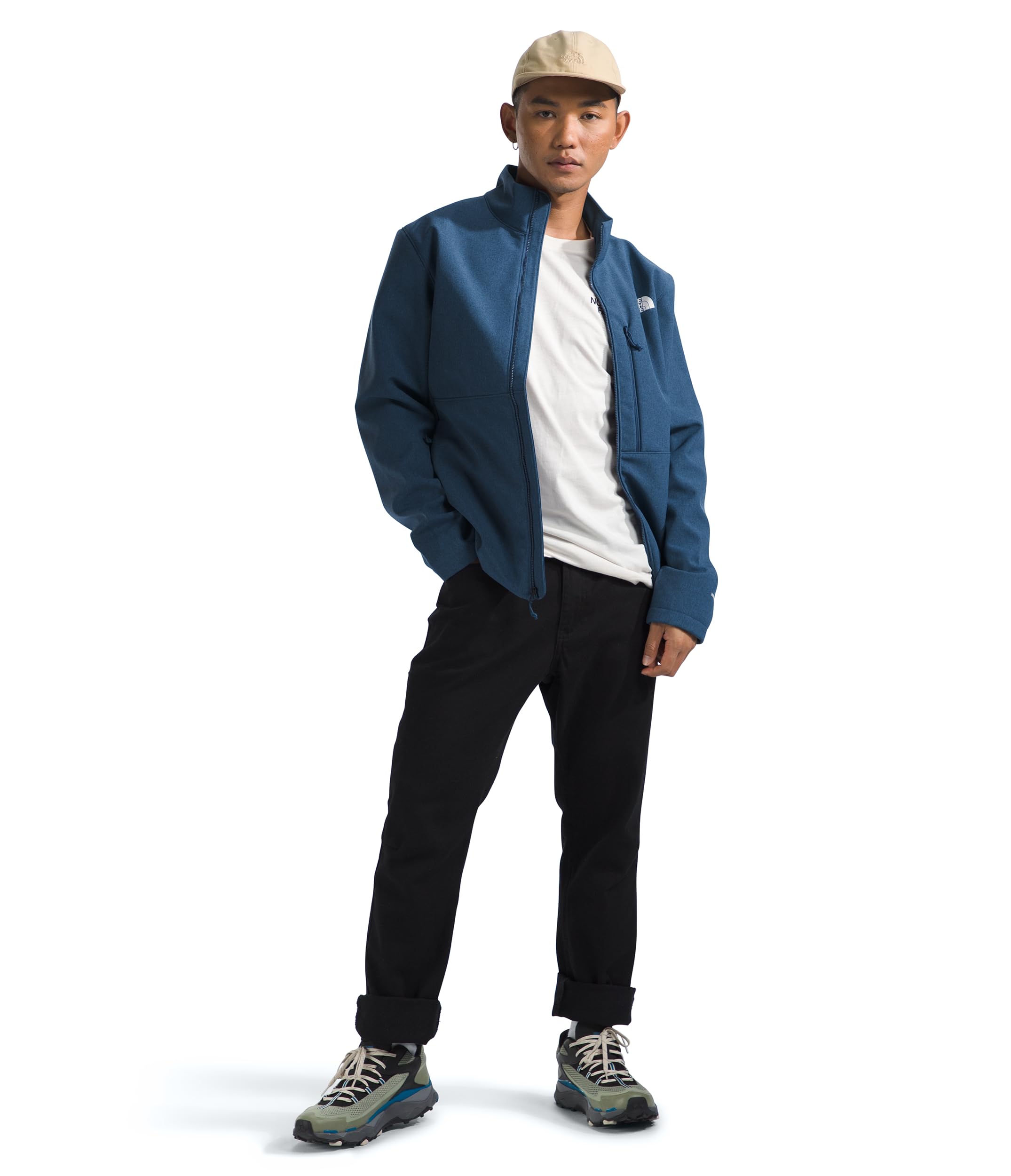 Foto 1 | Chaqueta The North Face Apex Bionic 3 Para Hombre, Resistente Al Viento, Color Azul Oscuro - Venta Internacional.