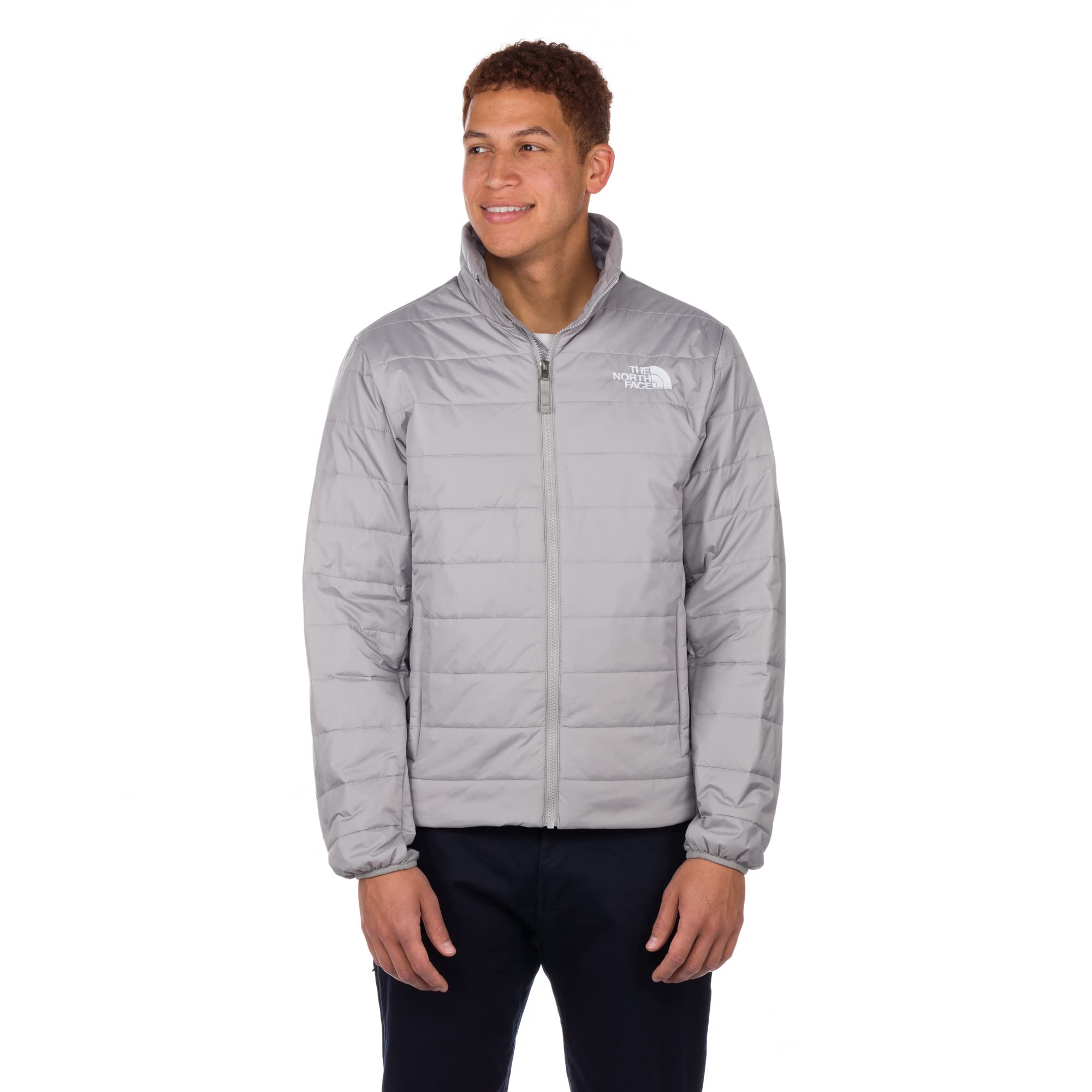 Foto 2 pulgar | Chaqueta The North Face Flare Insulated Para Hombre, Color Gris Meldado - Venta Internacional.