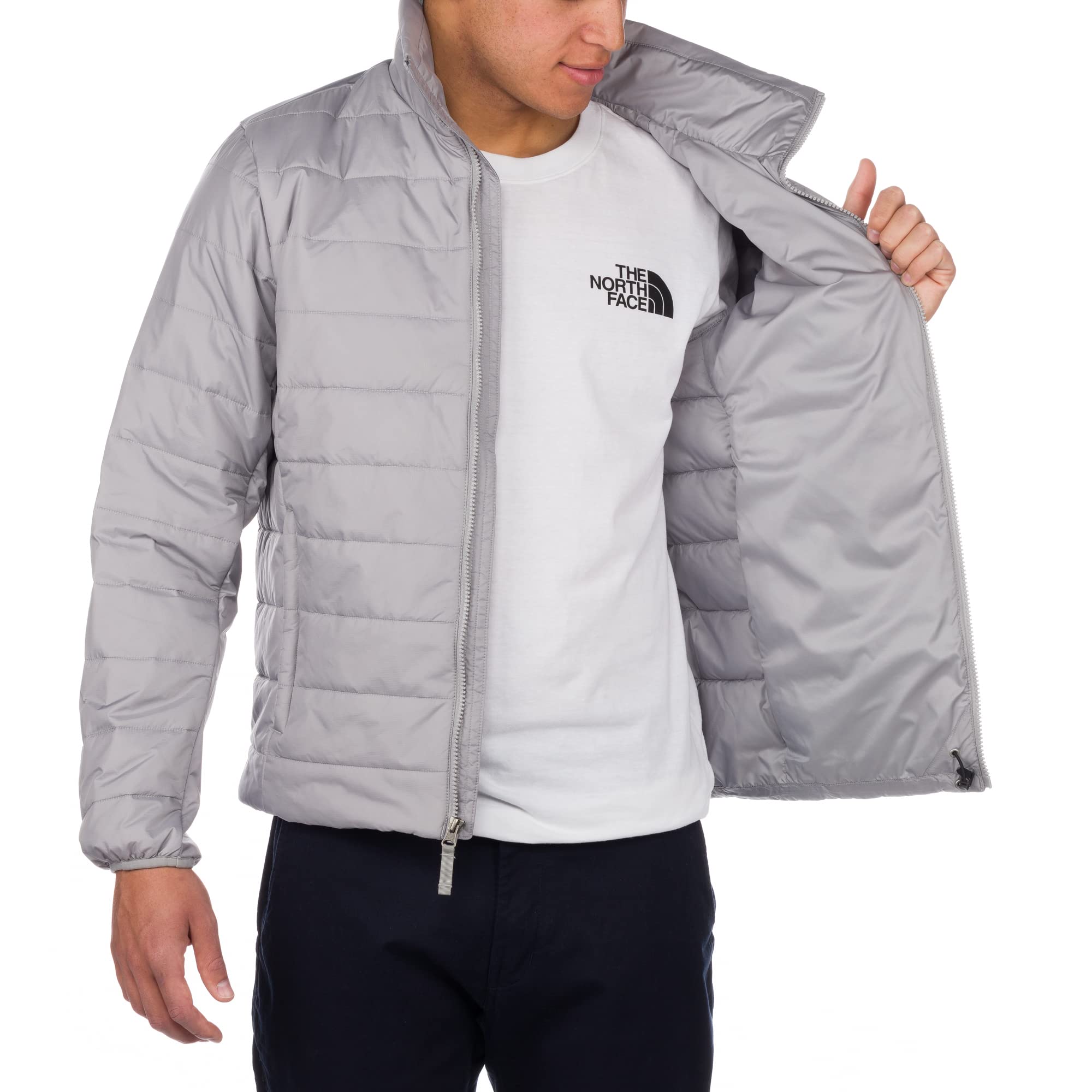 Foto 5 pulgar | Chaqueta The North Face Flare Insulated Para Hombre, Color Gris Meldado - Venta Internacional.
