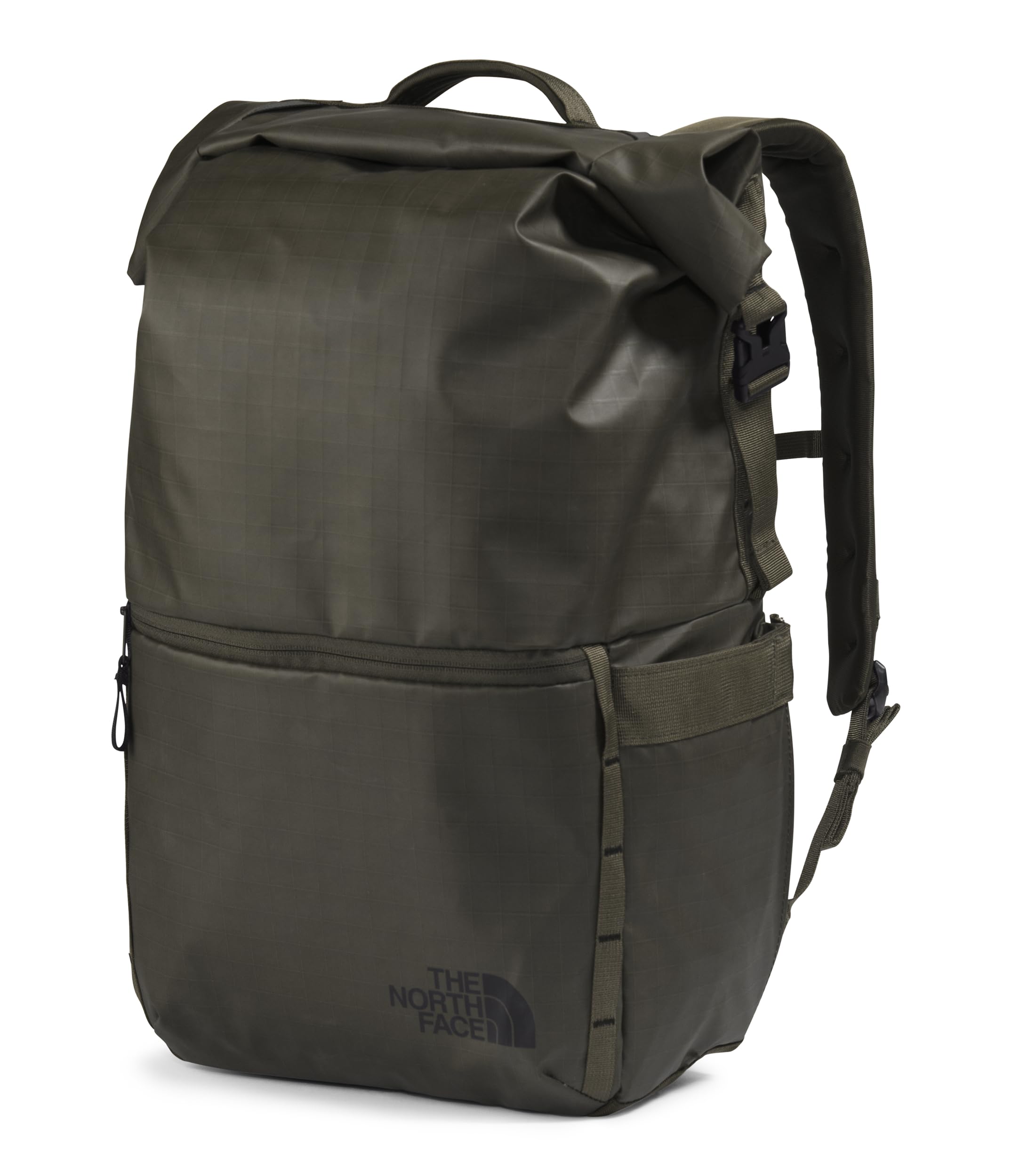 Foto 3 pulgar | Mochila The North Face Base Camp Voyager Roll Top New Taupe Green/tnf Black - Venta Internacional.