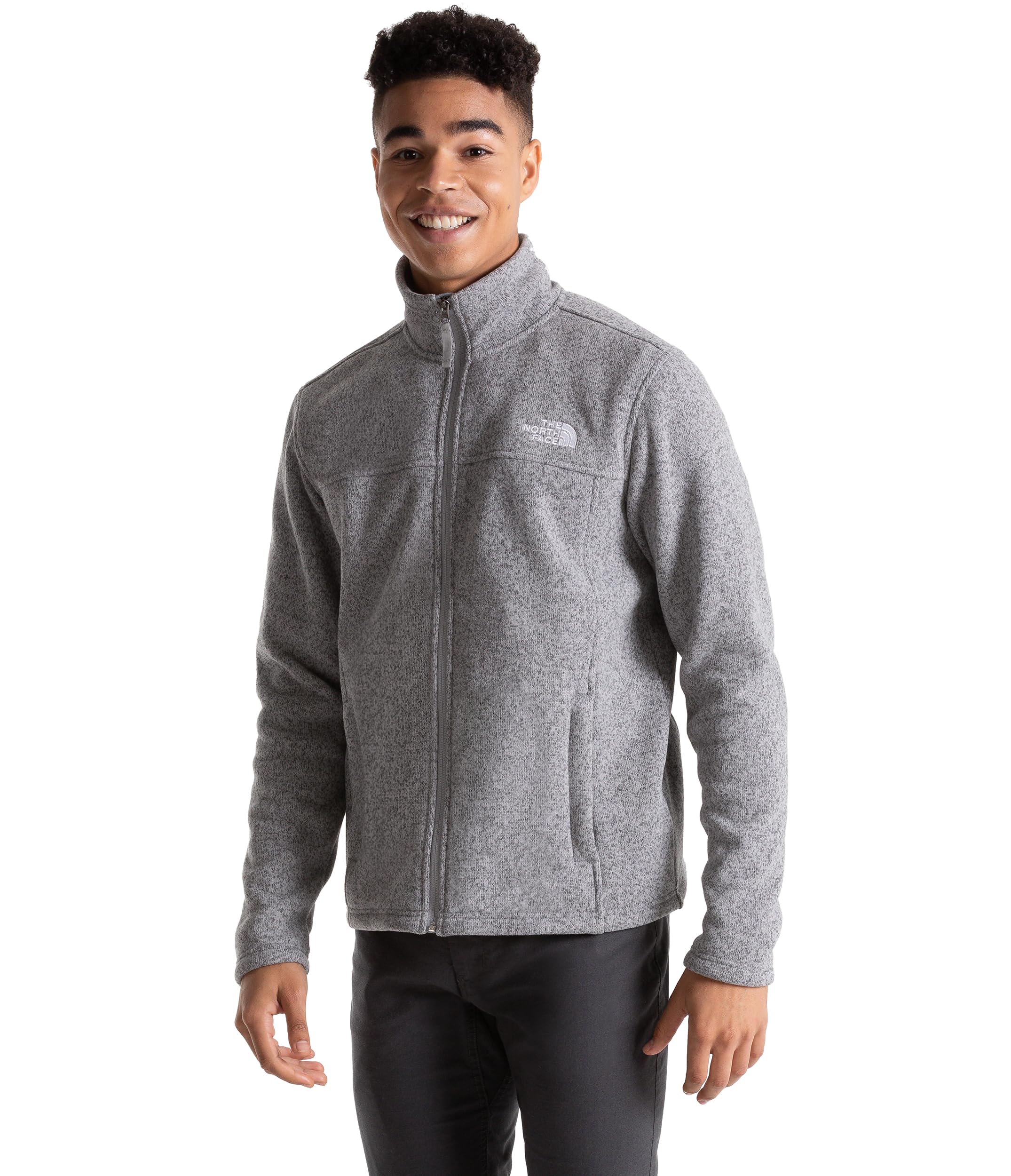 Foto 1 | Chaqueta The North Face Tsillan Con Cierre Completo Para Hombre, Color Gris Meldado, Xxl - Venta Internacional.