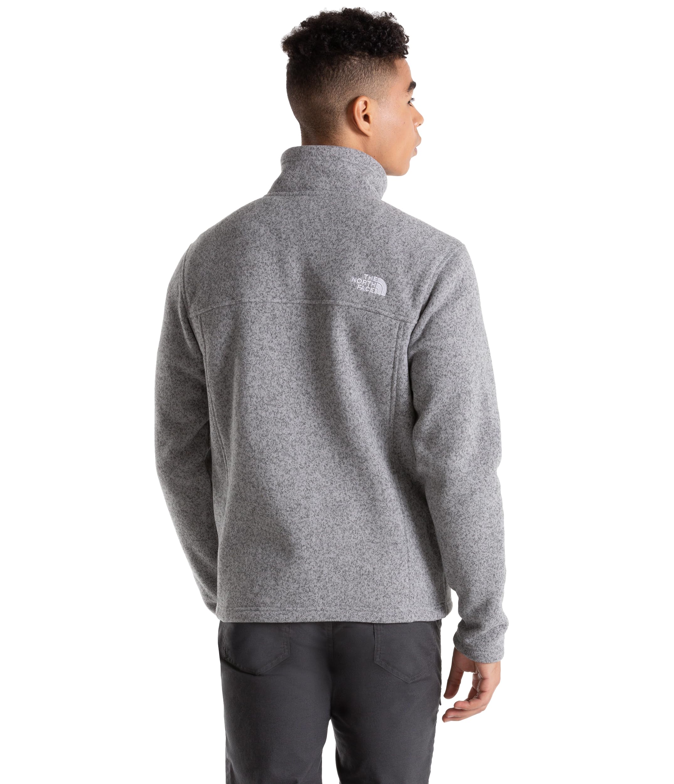 Foto 3 | Chaqueta The North Face Tsillan Con Cierre Completo Para Hombre, Color Gris Meldado, Xxl - Venta Internacional.