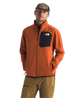 Foto 1 | Chaqueta The North Face Con El Escudo De Hombre Con Cremallera Completa, Color Cobre - Venta Internacional.
